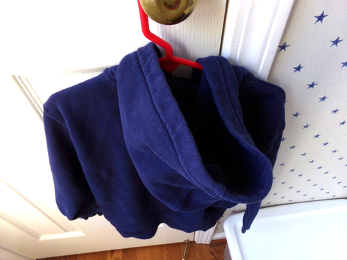 RALPH LAUREN Boys 5 Sweatshirt Hoodie Blue Vtg Full Zip 100% Cotton $85 Polo - Picture 13 of 20