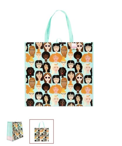 NWT Large Reusable TOTE BAG Women's History Month MULTICULTURAL by Celebrate It™ - Picture 2 of 2