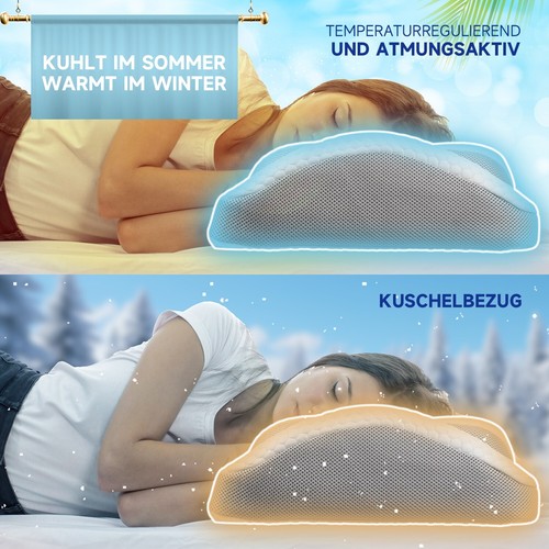 Kissenbezug für Orthopädisches Kissen mit Kühl- und Wärmeeffekt - Bild 23 von 30