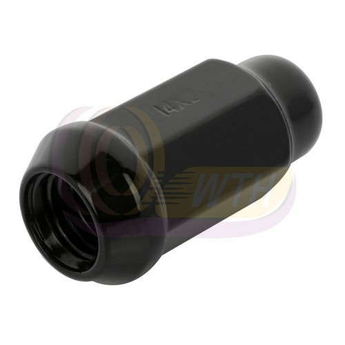 24 Black Long Bulge Wheel Lugs Nuts M14x2 Fits Ford F-150 XL & Lincoln Navigator - Picture 6 of 9