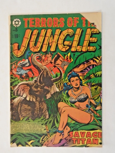 Terrors of the Jungle #5; Classic LB Cole Cover! Komplett, aber 3" Riss am FC. - Bild 1 von 5