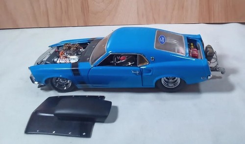 VERY Rare Danbury Mint 1969 Ford Mustang Boss Nine Pro Street 1:24 - Picture 6 of 7