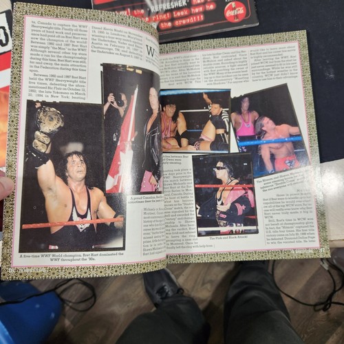 Lot of 3 Vintage 1990's WWF Wrestling Magazines HHH Stone Cold Bret Hart Hogan - Picture 9 of 16