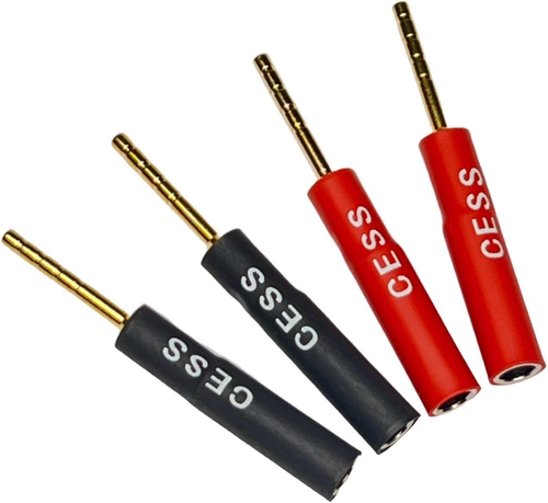 CESS-053 Banana Plug to Pin Plug Adapter, 4Mm Female to Male Screw Type Banana, - Imagen 6 de 8
