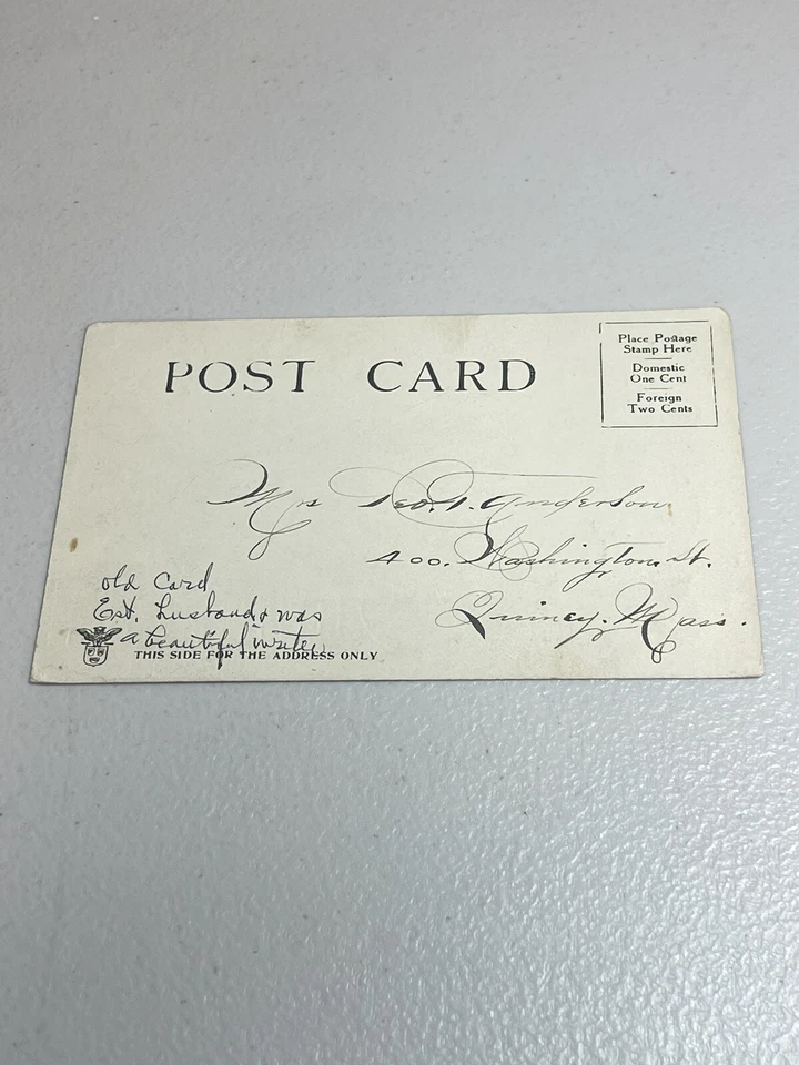 Newpaper Print Pants Plenty of Pants Puns New Bedford Flag 1905 MA Postcard 9v  - Image 2 of 2