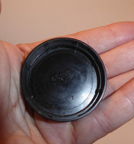 RARE AUTHENTIC CANON 43mm SLIP ON CAMERA LENS CAP PUSH FITS ONTO 43mm FILTERS - Picture 2 of 2