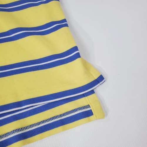 Polo Ralph Lauren gelb blau gestreift rot Logo Freizeit Poloshirt Herren Gr. XL - Bild 3 von 10