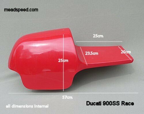 Asiento de carrera Ducati 900SS, Ducati 750SS, 900SS Race Seat, Imola Race Seat, 750ss Se - Imagen 2 de 2
