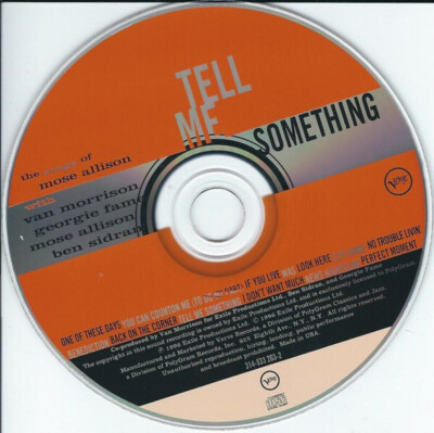 Van Morrison, Georgie Fame, Mose Allison, Ben Sidran - Tell Me
