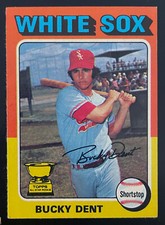 1975 Topps #299 - BUCKY DENT - Chicago White Sox - EX