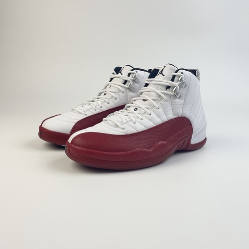 Nike Air Jordan 12 Retro Cherry Uomo TAGLIA 42.5 Scarpe Basket Nuove CT8013-116 - Foto 2 di 8