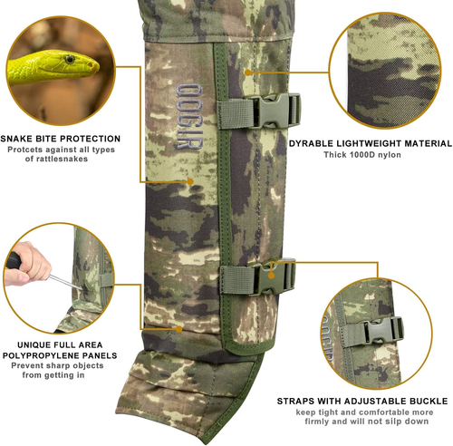 Foreverlast Snake Guard Chaps Camouflage- Hunting Gear with Full Protection -USA - Picture 2 of 11