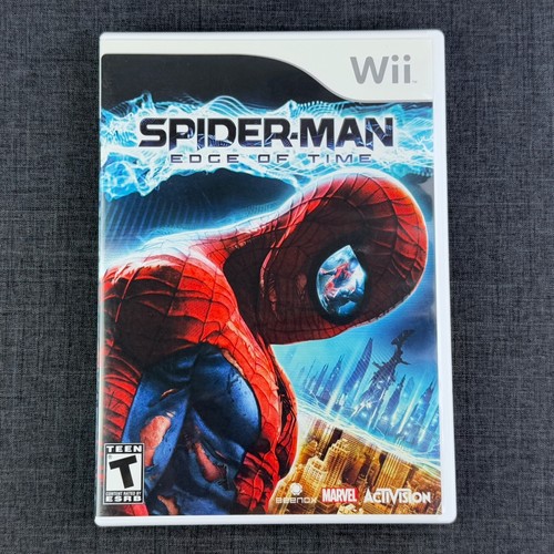 Spiderman Edge of Time Wii Nintendo 2011 Completo con Manual CIB - Imagen 14 de 14