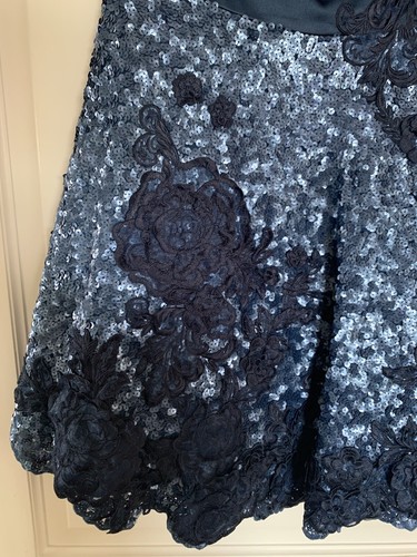 *Stunning* Karen Millen Sequin Cocktail/Wedding / Christmas Party Dress UK 12 - Picture 5 of 11