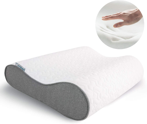 Almohada Para Dormir Con Memoria Ortopedica Suave Para Cuello Cara Anti Edad