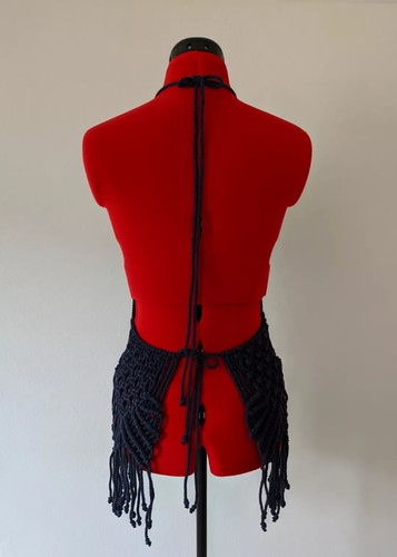 Abito Estivo Donna, Fatto A Mano, Un Modello Esclusivo, Abito Flapper - Foto 4 di 7