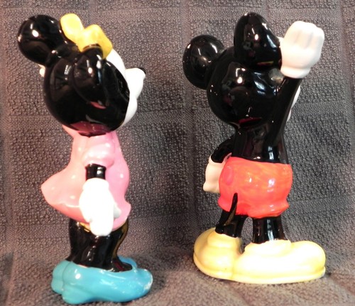 Older Disney Figure Mickey & Minnie Mouse, 5", 1970s - Picture 3 of 6