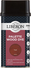 Liberon Teak Wood Dye Palette 250ml Interior Stain Floors Doors Cupboards Frames
