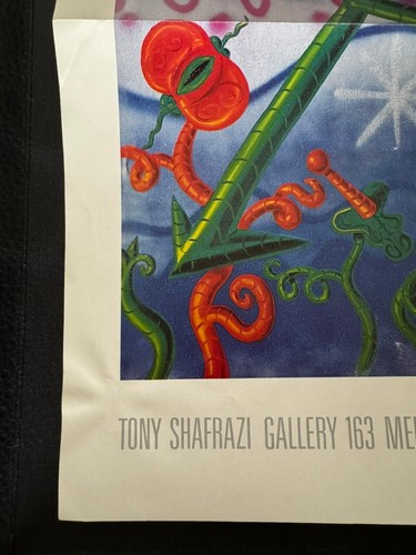 Kenny Scharf Vtg Offset Color Lithograph Poster 1984 Fun Gallery Tony Shafrazi - Picture 7 of 9