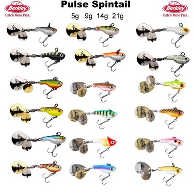 Berkley Pulse Spintail Jigspinner Blinker 5g 9g 14g 21g Spinmad, Spinner, Barsch