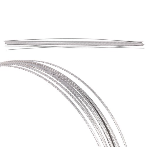 Paquete de 10 cables retenedores lingual de ortodoncia dental planos rectos giratorios - Imagen 13 de 15