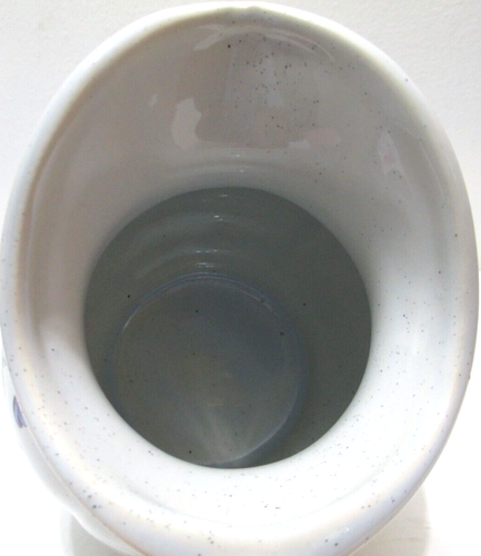 Vintage McCoy Pottery Pitcher # 7528 Purple Violet Flowers 5 1/4" Tall - Picture 5 of 7