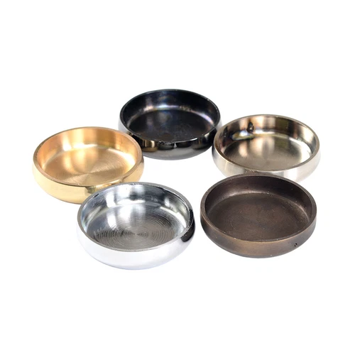 Solid Brass Castor Cups / Coasters / Floor Protectors - Heavy Cast