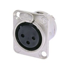 Neutrik NC3FD-L-1 3-Pin XLR Female Chassis Connector
