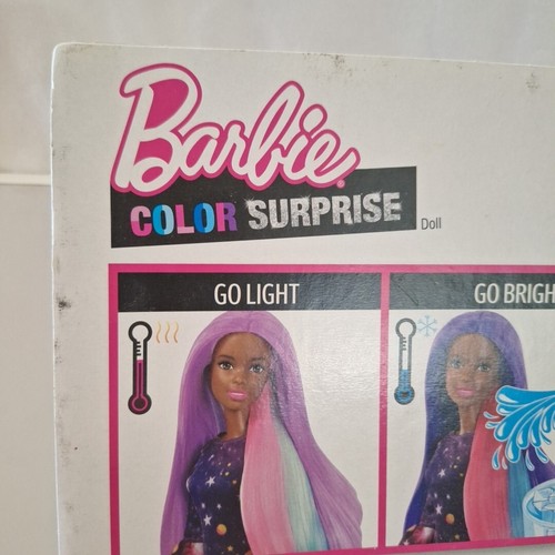 Barbie Color Surprise Puppe 2017 African American Change Hair Box Has Damage Look - Bild 7 von 15