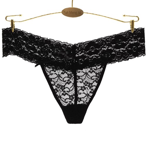 Women's Pretty Lace Thong Cheeky Sexy Briefs Knickers Panties S M 8 10 12 - Picture 9 of 14