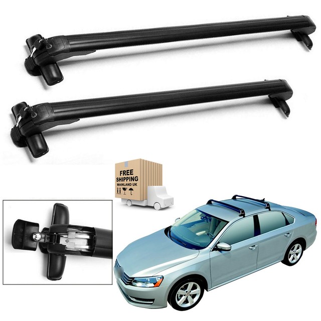KIA CARENS ALL YEARS Heavy Duty Anti-Theft Steel Roof Rack Cross Rail Bars
