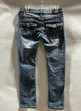 Vintage True Religion Studded w/ Logo Women's Blue Jeans - NWT Size 28
