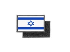 Patch Printed Badge Flag Israel Israli Cloth