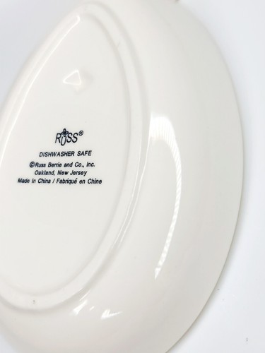 RUSS BERRIE Co OSTERN Chics LILA GELB Süßigkeiten Schalen Pastell TELLER 4" x 5,75"  - Bild 18 von 24