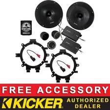 KICKER CSS654 6.5" OEM SPEAKER REPLACEMENT KIT FOR CHEVROLET SUBURBAN 1995-2006