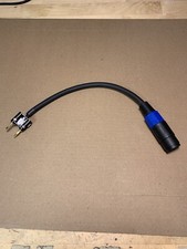 SpeakOn Female to Dual Banana Male Speaker Adapter Patch Cable