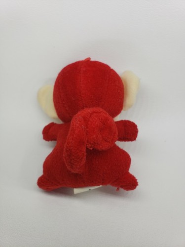 4" Neopets Monkey Plush Stuffed Animal ~ Red Mynci No Clip Or Hang Tag - Picture 2 of 4
