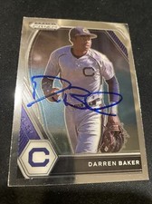 DARREN BAKER 2022 Panini Prizm Signed AUTO WASHINGTON NATIONALS PDP-202