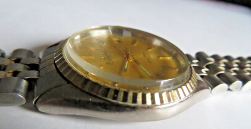 VINTAGE Dufonte® Lucien Piccard *VIDEO* Men's Analog Watch Quartz 35mm Date Runs - Picture 4 of 11