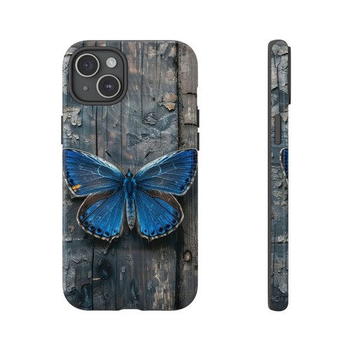 For iPhone | Samsung Galaxy | Pixel Phone Case - Blue Butterfly - 第 50/254 張圖片