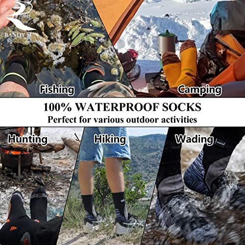 Waterproof Breathable Socks sgs Certified Unisex Novelty Skiing Trekking Hikin - Picture 4 of 9
