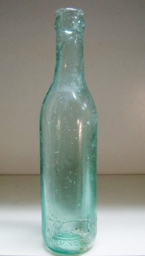 1908 Aqua Green Straight Sided PEPSI:COLA Bottle - Wilmington, N.C., NC - Afbeelding 1 van 2