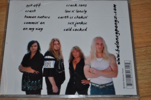 BALONEY PONYZ s/t CD 80’s HAIR METAL INDIE rare QUIET RIOT CINDERELLA brand new - Picture 2 of 2