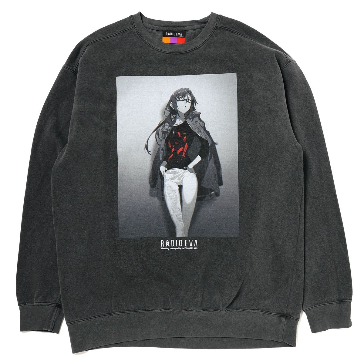 RADIO EVA 737 Human Mind Print Sweatshirt by MARK GONZALES