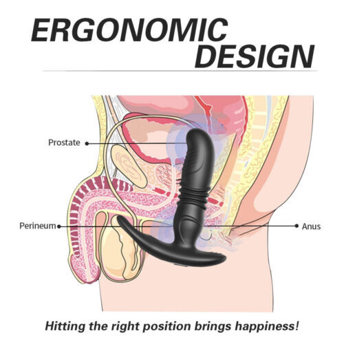 Teleskopisch Anal Vibrator Vibration Prostata Massager Sexspielzeug für Männer - Bild 5 von 11