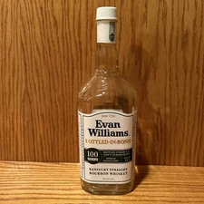 Empty Evan Williams Bottled In Bond Bourbon Bottle (1.75L)