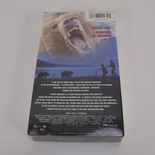 Grizzly Falls VHS Tape * NEW Sealed * 1999 2000 Release * Bear Mountain Boy - Picture 6 of 8