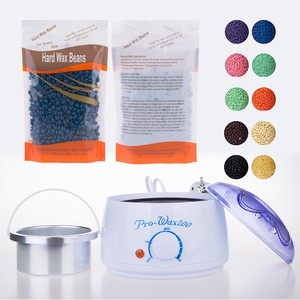 Salon-Spa-Hair-Removal-Hot-Wax-Warmer-Heater-Pot-Machine-Kit-100g-Waxing-Beans
