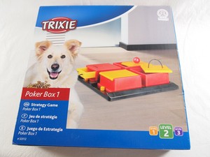 trixie dog activity poker box