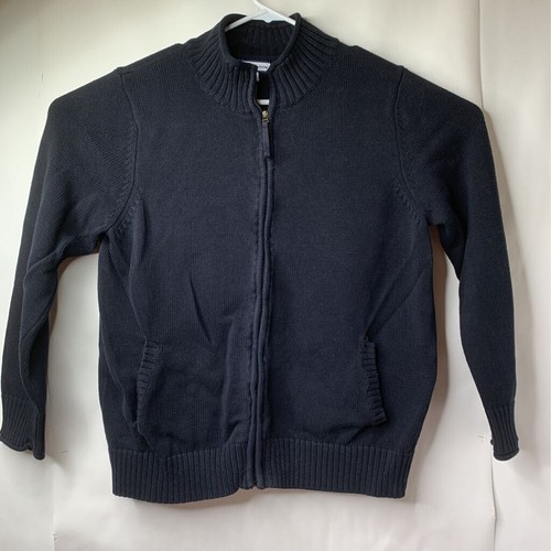 Croft & Barrow Womens Cardigan Sweater Black Long Sleeve Mock Neck Full Zip XL
